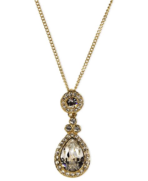 givenchy pendant vintage gold diamond|givenchy swarovski.